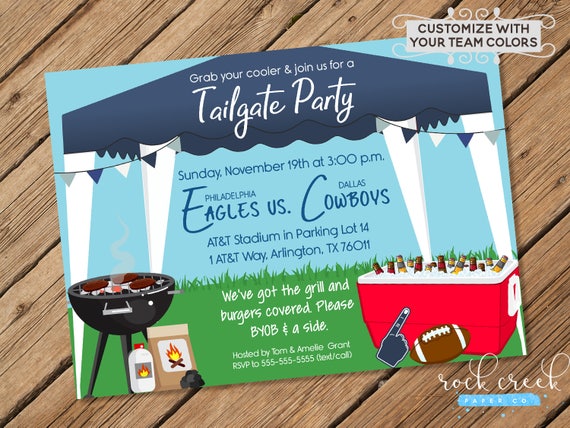 Tailgate Party Invitations 6