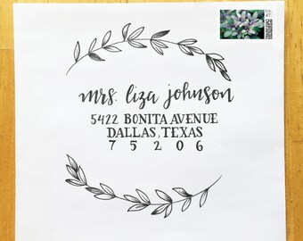 Wedding Calligraphy - Custom Hand Drawn Lettering and Styles: Sage