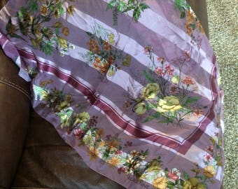 Adrienne Vittadini designer silk scarf.