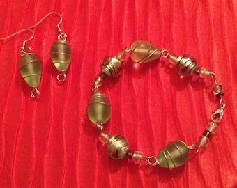 Bracelet and Earring Set