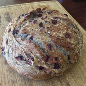 Cranberry & Walnut Whole Wheat Bread