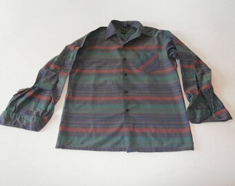 80's Melka Fashion Design Four Color Shirt