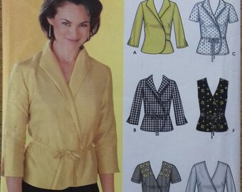 UNCUT Simplicity 7082 Misses Wrap Top