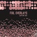 Rose Gold Foil Confetti Overlays Clipart 20 Images PNG Files Fits 12x12 Commercial Use Graphics Digital Clip Art