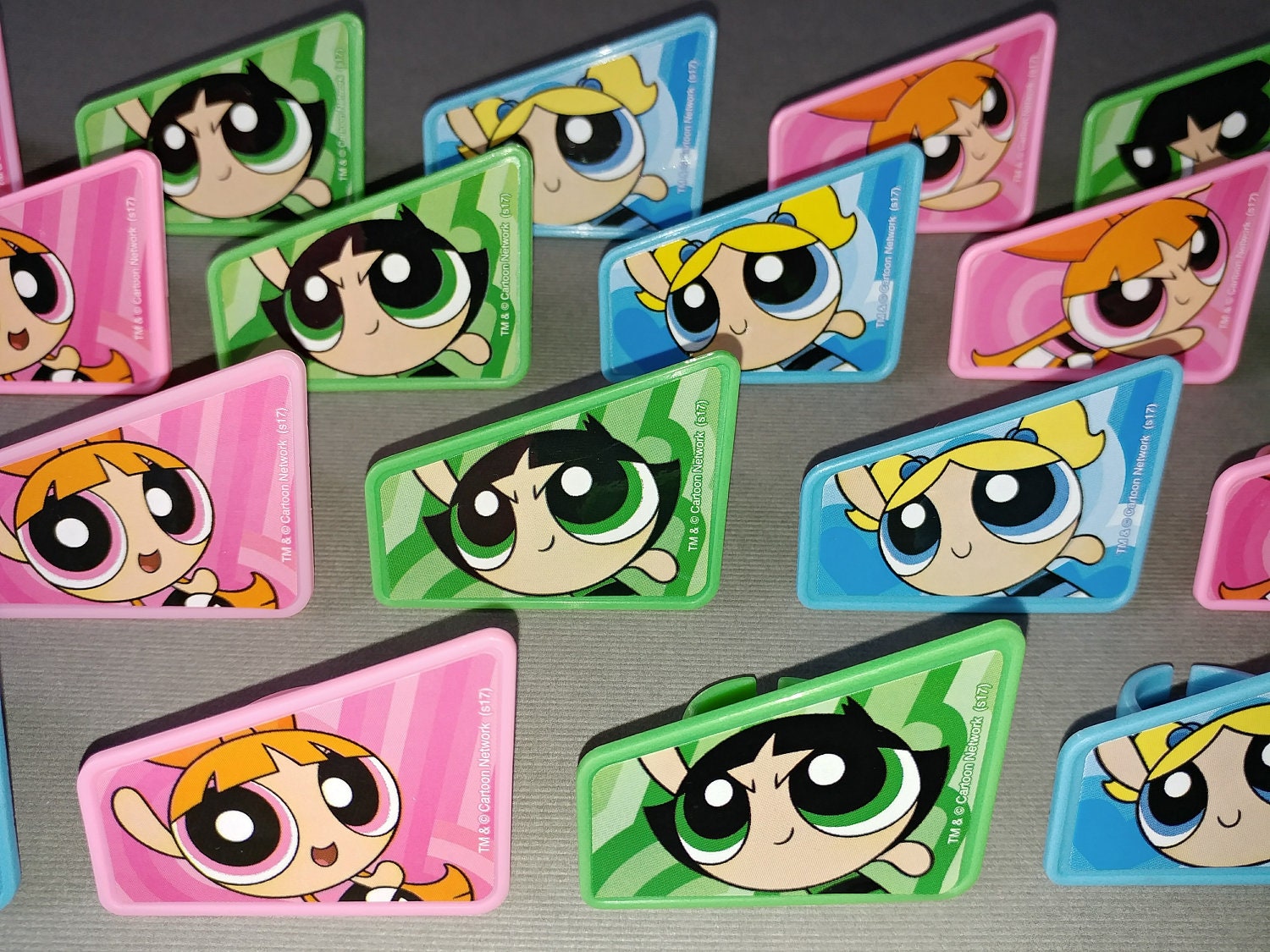 24 torta Superchicche cupcake toppers del anelli raccoglie pleanno partito favore Goo borse Cartoon Network Power Puff Blossom bolle Buttercup