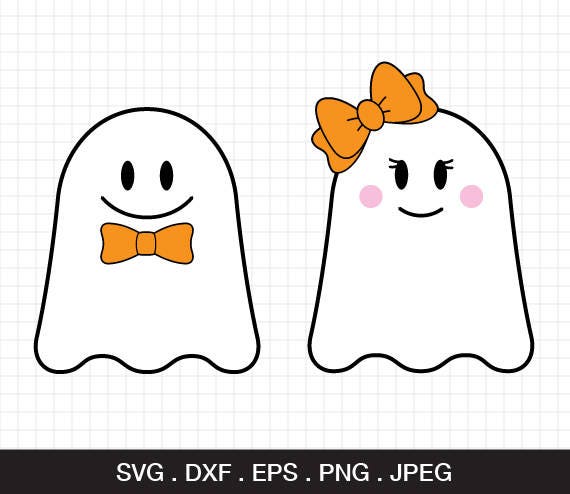 Download Ghost svg Halloween svg Girl ghost svg Boy ghost svg Ghost