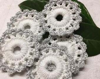 Great Christmas decoration wreath Silver