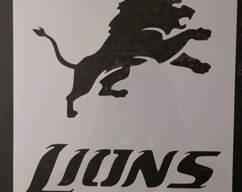 Lion stencil | Etsy