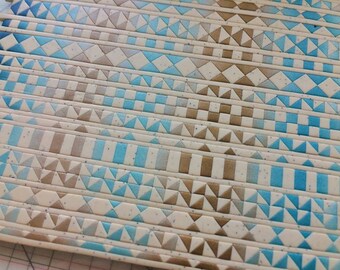 Polymer clay tutorial - Tribal pattern, En, Cz