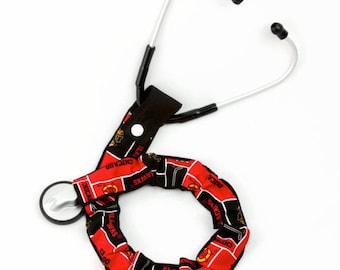 Stethoscope Cover, Stethoscope Accessories, Nursing Student, Nurse, Doctor, Stethoscope Sock, Chicago Blackhawks Hockey, NHL Team Sport