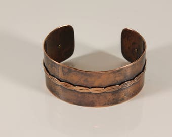 Cuff, Bracelet, copper, metal