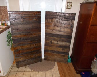 Custom Wedding Signage. Dark Walnut Stain. Two 24” x 48”, Three 12” x 18”, Eleven 6” x 6”.