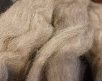 CRAZY Yak combed top roving 100% to spin Light Brown luxury fiber 4 oz