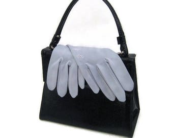 60s Blue Gloves Short Gloves Short Dress Gloves 1960s Classic Gloves Light Blue Gloves Short Blue Gloves Vintage Gloves Size Medium Gloves