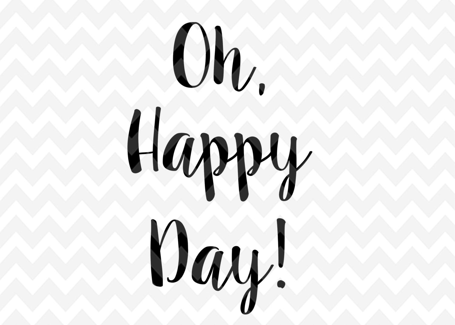 Cricut SVG Oh Happy Day SVG Cut File Sunshine Taza De Etsy