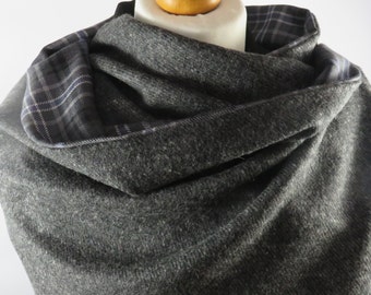 Inspired by outlander cloak. Scotland Forever Ancient tartan. Grey tweed wrap. Voyager cloak. JAMMF cloak. Alexander Malcom's cloak.