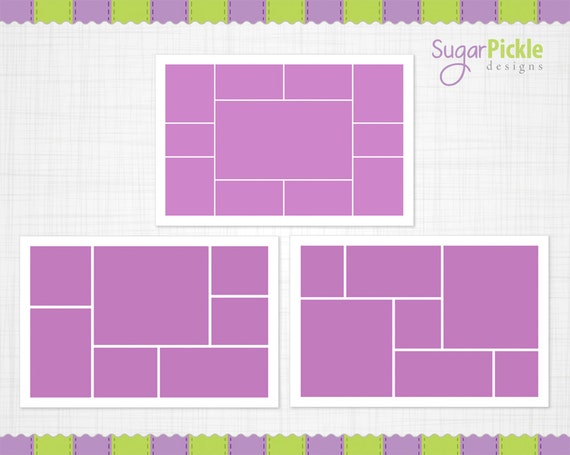 16X24 Storyboard Template Digital Collage 16 X 24 Collage