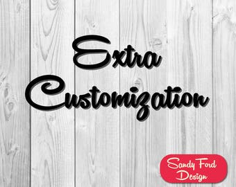 Further customization to existing invitation