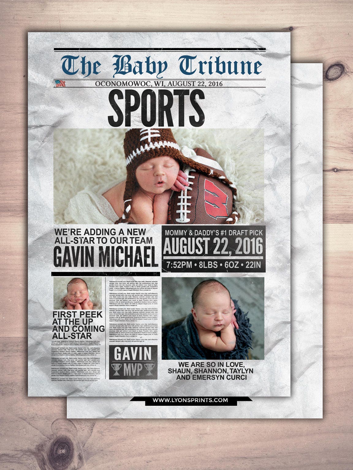 newspaper pregnancy announcement birth announcement baby newspaper birth announcement
