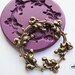 Ornate Leaf Frame Mold/Mould - Victorian Scrollwork Flourish - Silicone Molds - Polymer Clay Resin Fondant