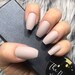 READY TO SHIP | Tan | Solid Matte Finish Coffin Shape Press on Nails | Full Set | Fake Nails | False Nails | Glue On Nails
