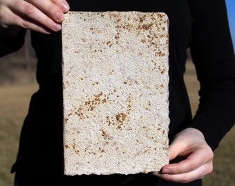 Recycled Paper Notebook-Hand Bound