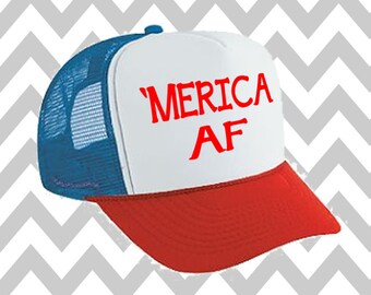 Time To Get Star Spangled Hammered Trucker Hat Snapback Hat