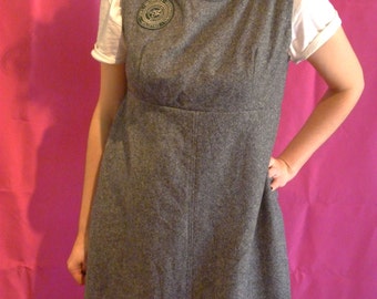 Vintage Grey Babydoll Dress