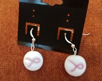 Breast Cancer Awareness Earrings