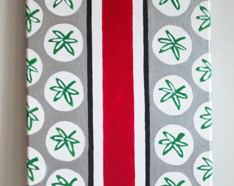 Ohio State Helmet Canvas Art