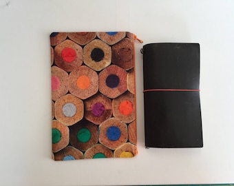 Planner Bag - Traveler's Notebook - Midori - Moleskine - Leuchtturm - TN bag - TN Pouch - Journal Bag - Personal Planner - Chic Sparrow