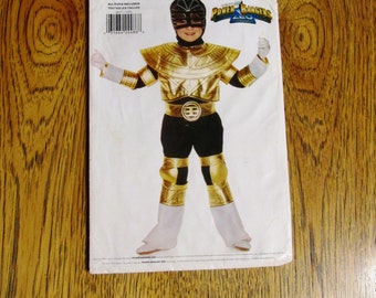 Mighty Morphin Power Ranger COSTUME - Zeo Ranger - Children's Sizes - UNCUT Sewing Pattern Butterick 4657