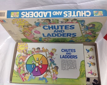 Vintage near mint condition chutes and ladders game board