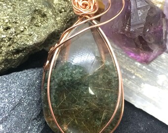 Lodolite/garden quartz