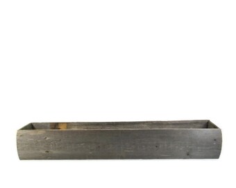 36 Inch Long Centerpiece Box Made from Reclaimed Wood - Event Decor