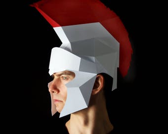 CENTURION HELMET - Make your own paper helmet with this instant download template