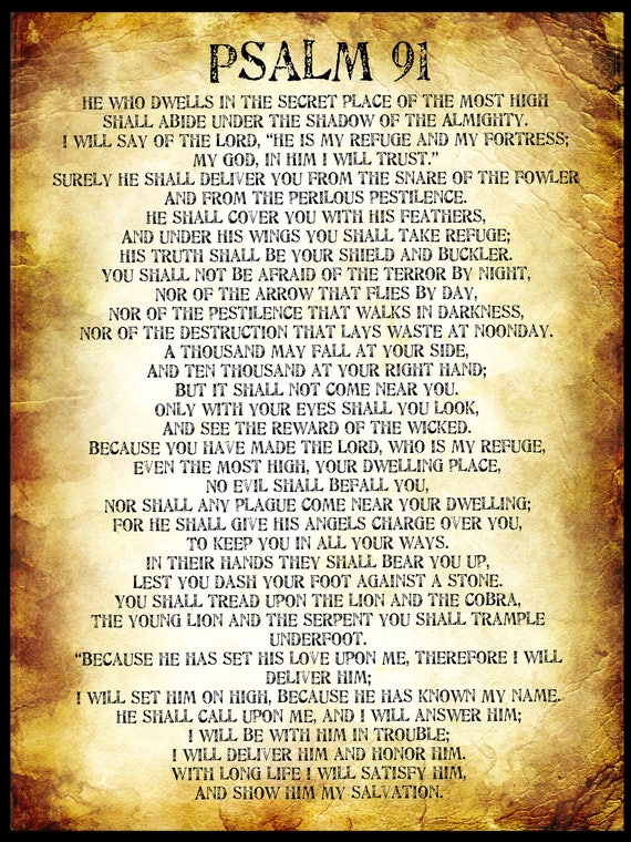 Psalm 91 Poster Gold Psalm 91 PDF Large A1 Bible Poster   Il 570xN.1372130885 Knlv 