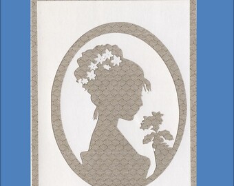 Thinking of You Friend Card - Silhouette Cameo Cards - Free Shipping in USA