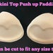 Push up padding for Competition Bikinis