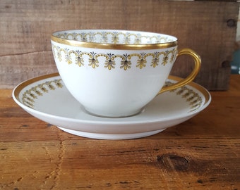 Antique China Tea Cup and Saucer