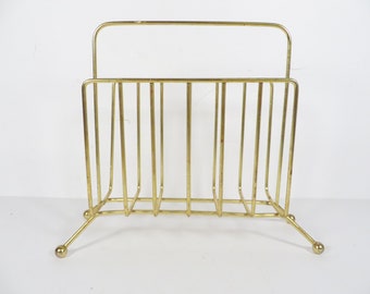 Vintage Brass Letter Napkin Holder - Mid Century Brass Napkin Holder