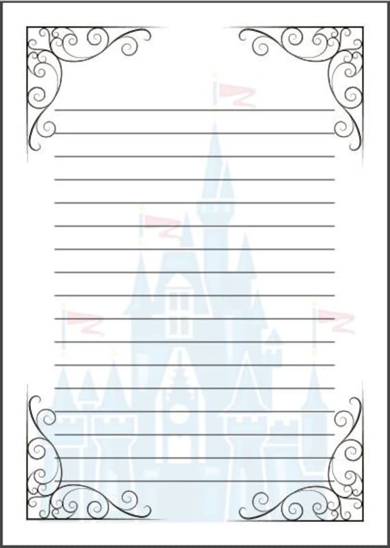 Disney Letter Template