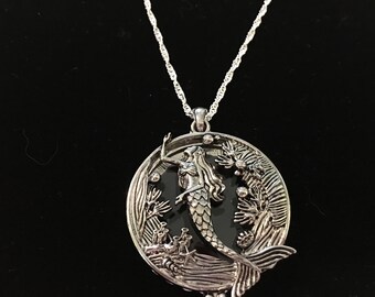 Sterling Silver Mermaid Locket