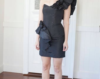 Vintage 80s Origami Dress