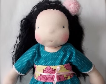 waldorf doll 13" * Snow White * OOAK *