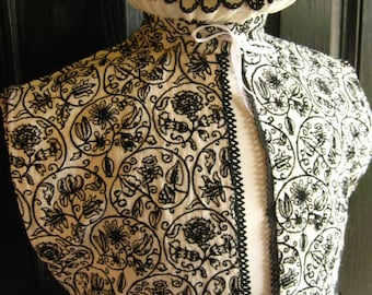 Elizabethan partlet with ruff