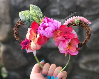 Mini ears | flower and garden Mickey ears| flower and garden ears|