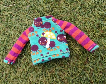Blythe Sweatshirt Doll, Neo Blythe sweatshirt with ants