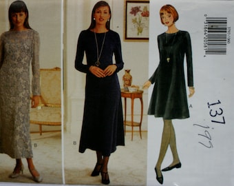 Butterick 3793 Misses' Dress Sewing Pattern New / Uncut Size 6, 8,10, 12