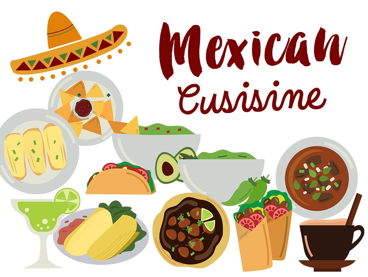  Mexico Clip Art mexican food clipart mexican cuisine Tacos